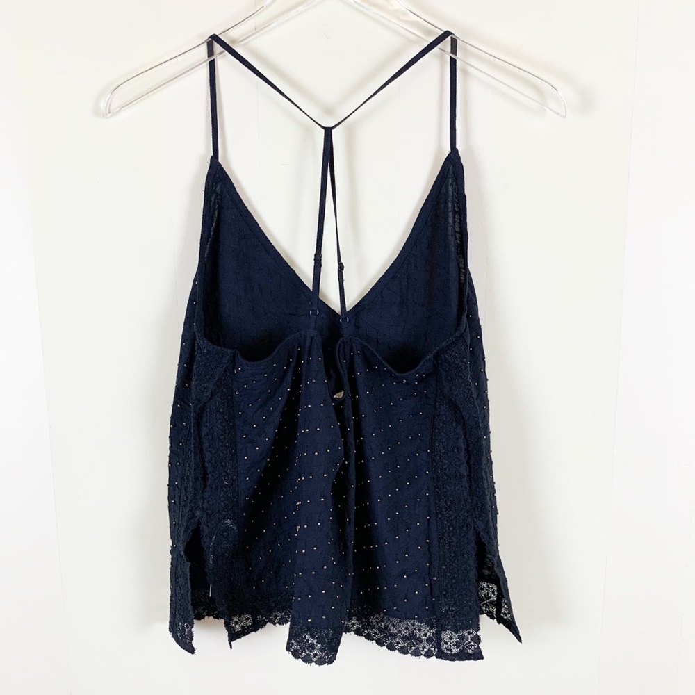 📍SOLD📍Free People Bright Lights Black Cami Top - Picture 3 of 10